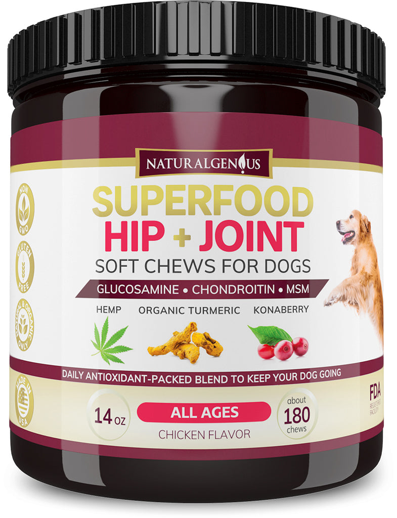 SuperFood-hip-joint-support-dogs-antioxidant-hemp-glucosamine-msm-turmeric