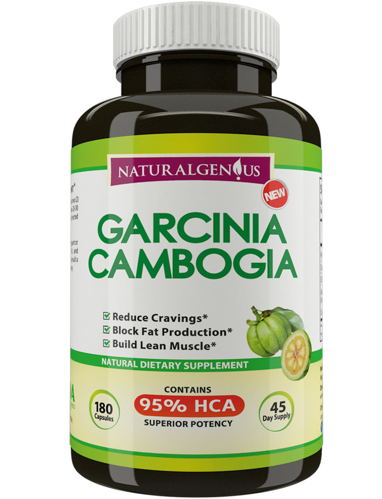 100% Pure Garcinia Cambogia Extract Max - 95% HCA, True 45-Day Supply
